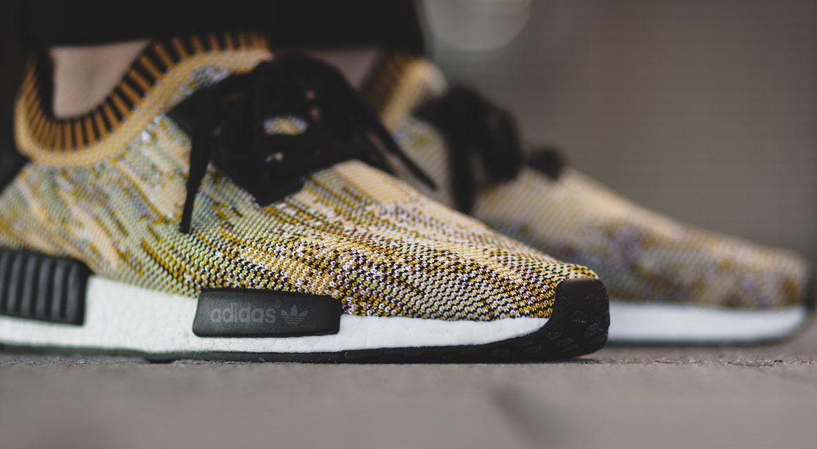 adidas Originals Nmd R1 Boost Runner Primeknit "Black n Yellow" | S42131 |  AFEW STORE