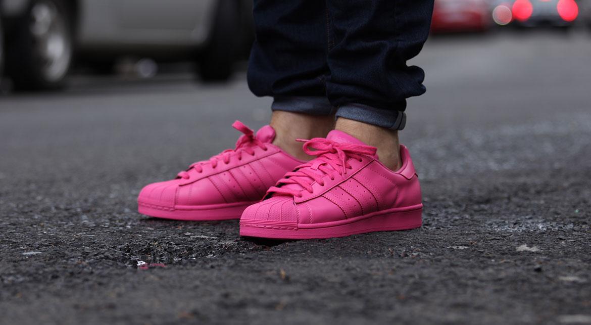 Adidas x Pharrell Williams x Pharrell Superstar 'Semi Solar Pink' - Image 5