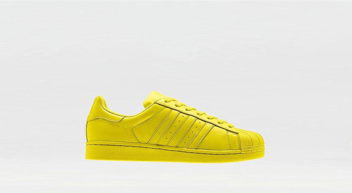 adidas x Pharrell Williams Originals x Pharrell Superstar Supercolor "Bright Yellow" - Image 2
