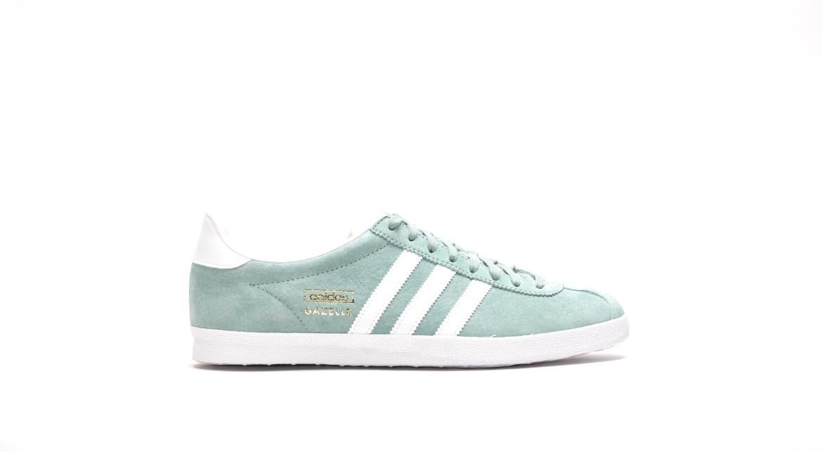 adidas gazelle silver green womens ADIDAS GAZELLE main image 1