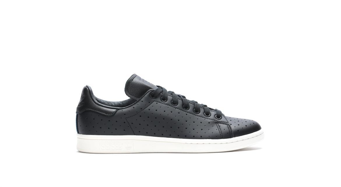 Black stan smith white sole on sale