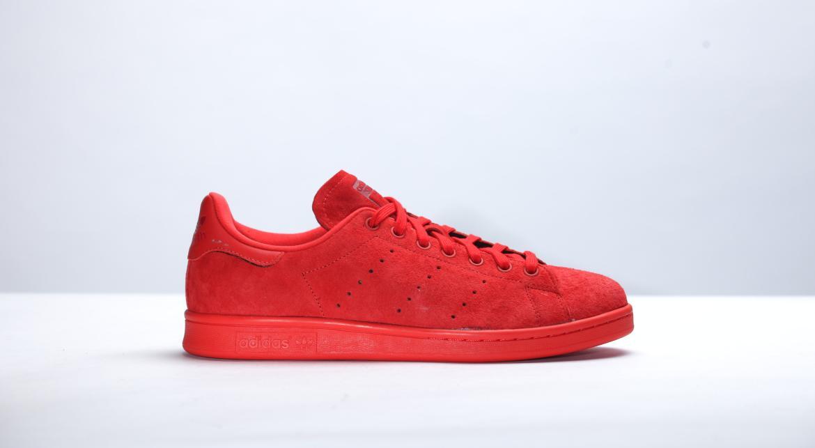 all red suede adidas