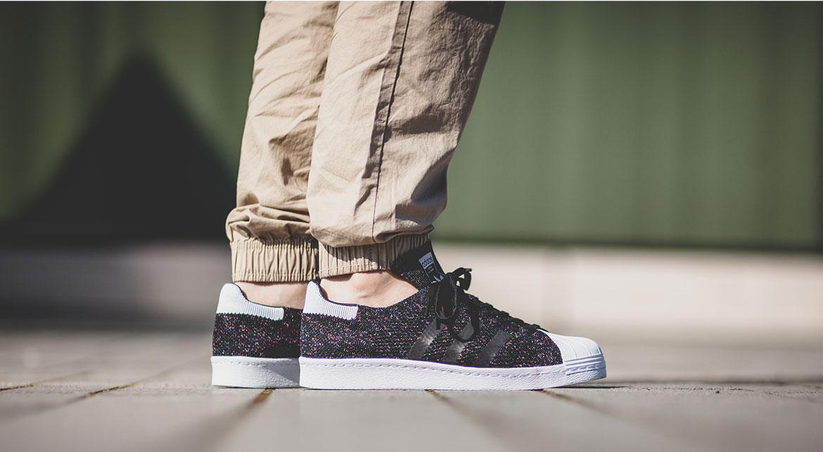 adidas Originals Superstar 80s Primeknit "Core Black" | S75844 | AFEW STORE