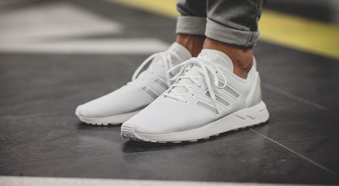 Full white shop zx flux