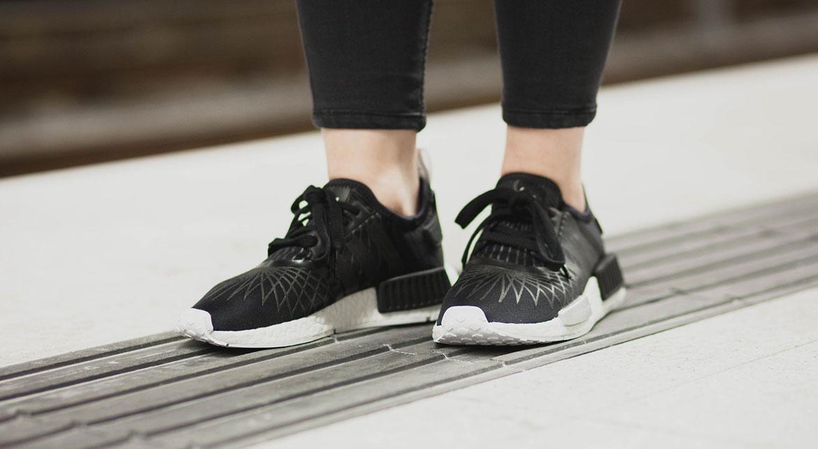 adidas gazelle silver green womens Juniors Adidas NMD_R1 J 'Core Black' - S80206 main image 0
