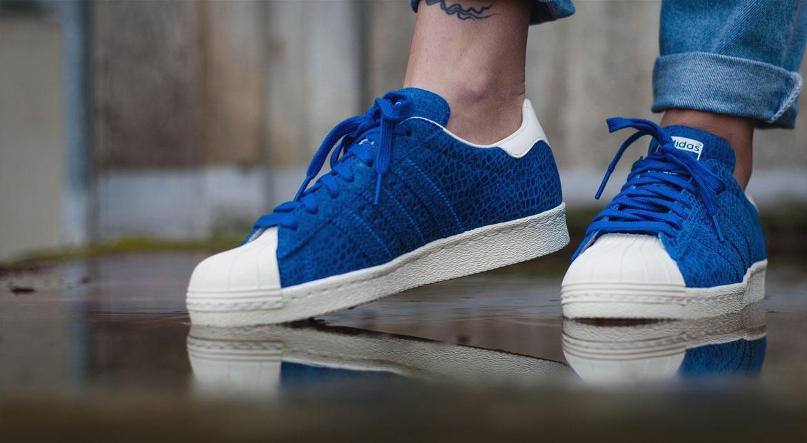 Adidas Originals Superstar 80’s Sneakers Surf Blue Size 9 adidas Originals Superstar 80 main image 4