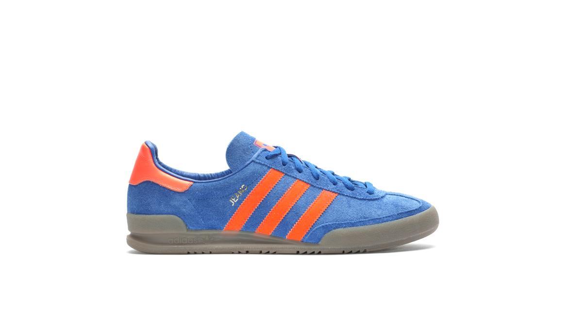 Adidas jeans trainers blue and red best sale