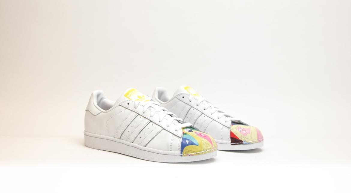 adidas x Pharrell Williams Originals Superstar Supershell x Pharrell "White Yellow" - Image 3