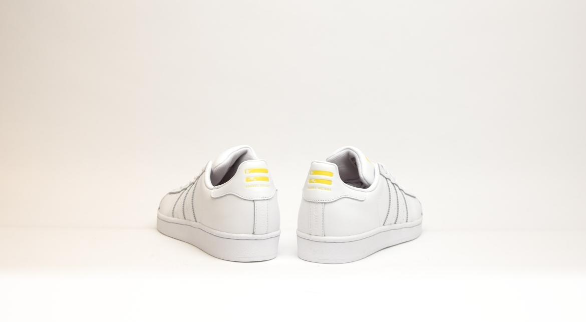 adidas x Pharrell Williams Originals Superstar Supershell x Pharrell "White Yellow" - Image 6
