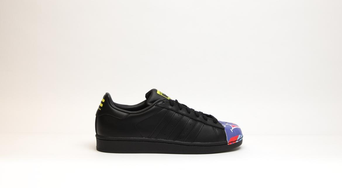 adidas x Pharrell Williams Originals Superstar Supershell x Pharrell "Core Black Yellow" - Image 2