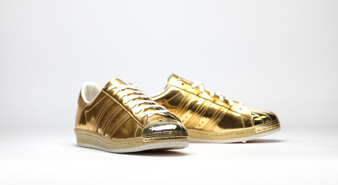 adidas originals superstar 80s metal toe women gold