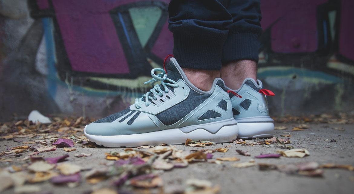 adidas Tubular Runner Weave 'Mist Slate' - Image 6