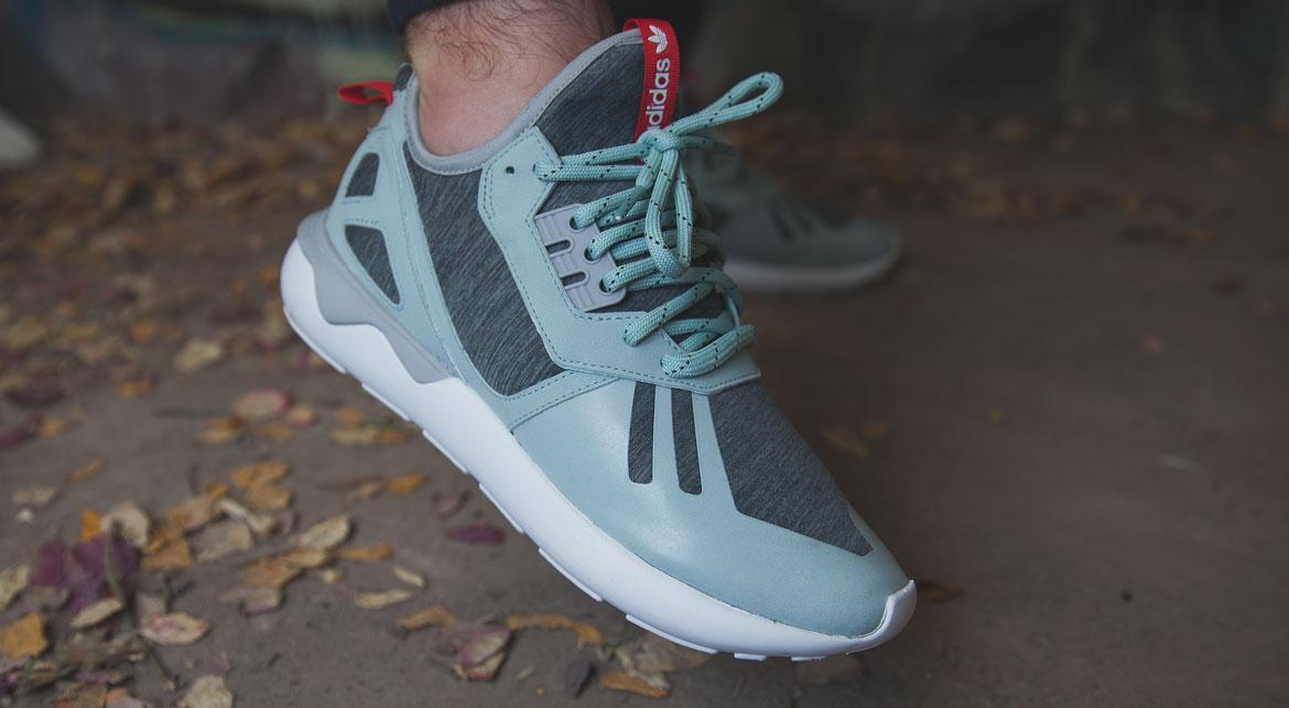 adidas Tubular Runner Weave 'Mist Slate' - Image 7