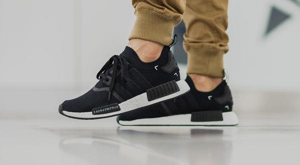 adidas Originals NMD R1 Boost Runner Primeknit Core Black S81847 AFEW STORE