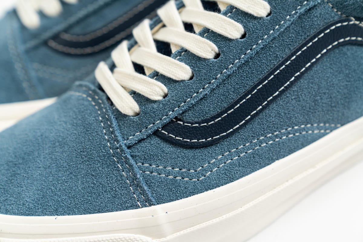 vans old skool blue and black