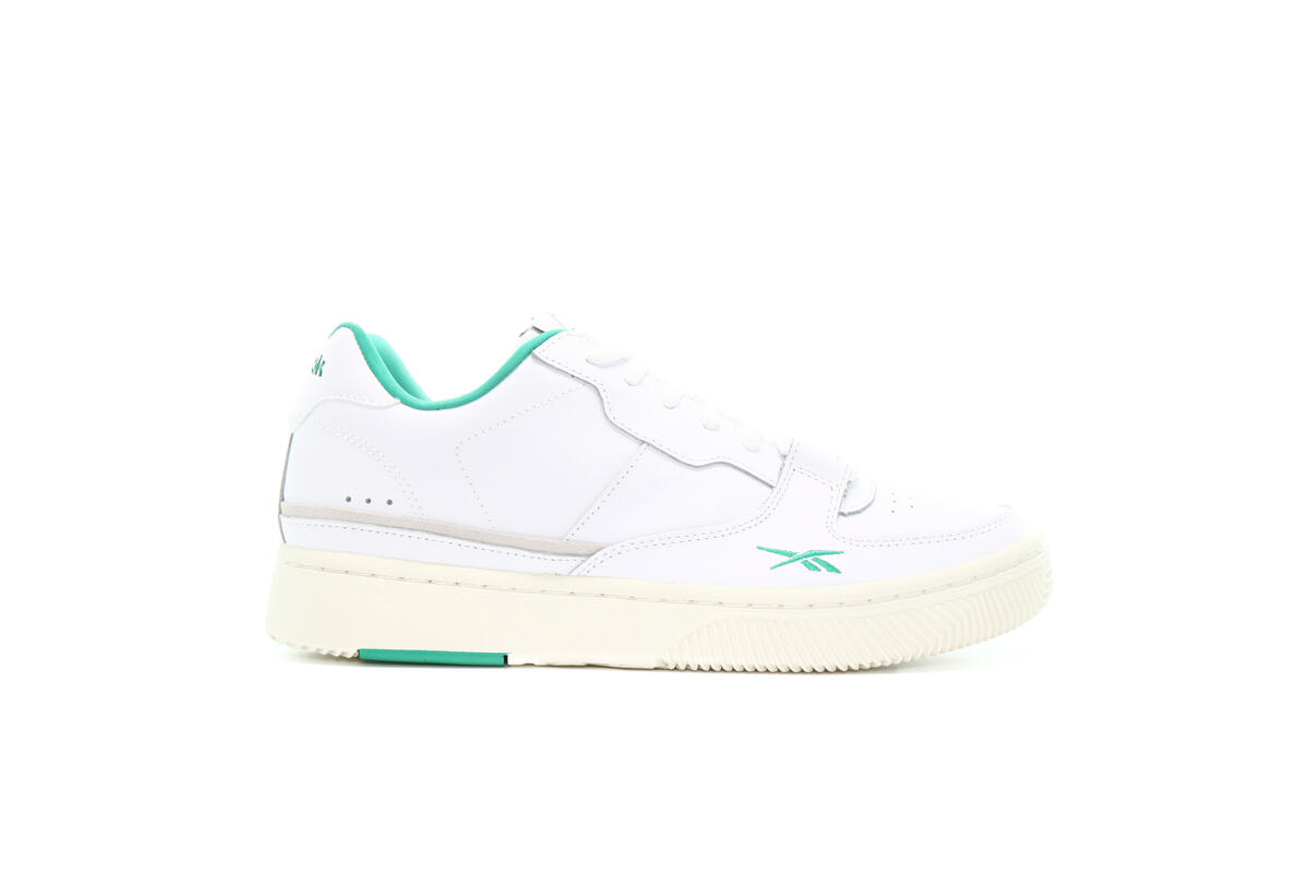 Reebok Dual Court - White/Emerald - Image 3
