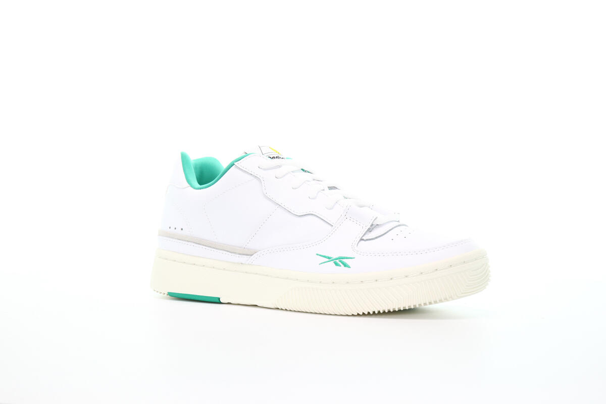 Reebok Dual Court - White/Emerald - Image 4