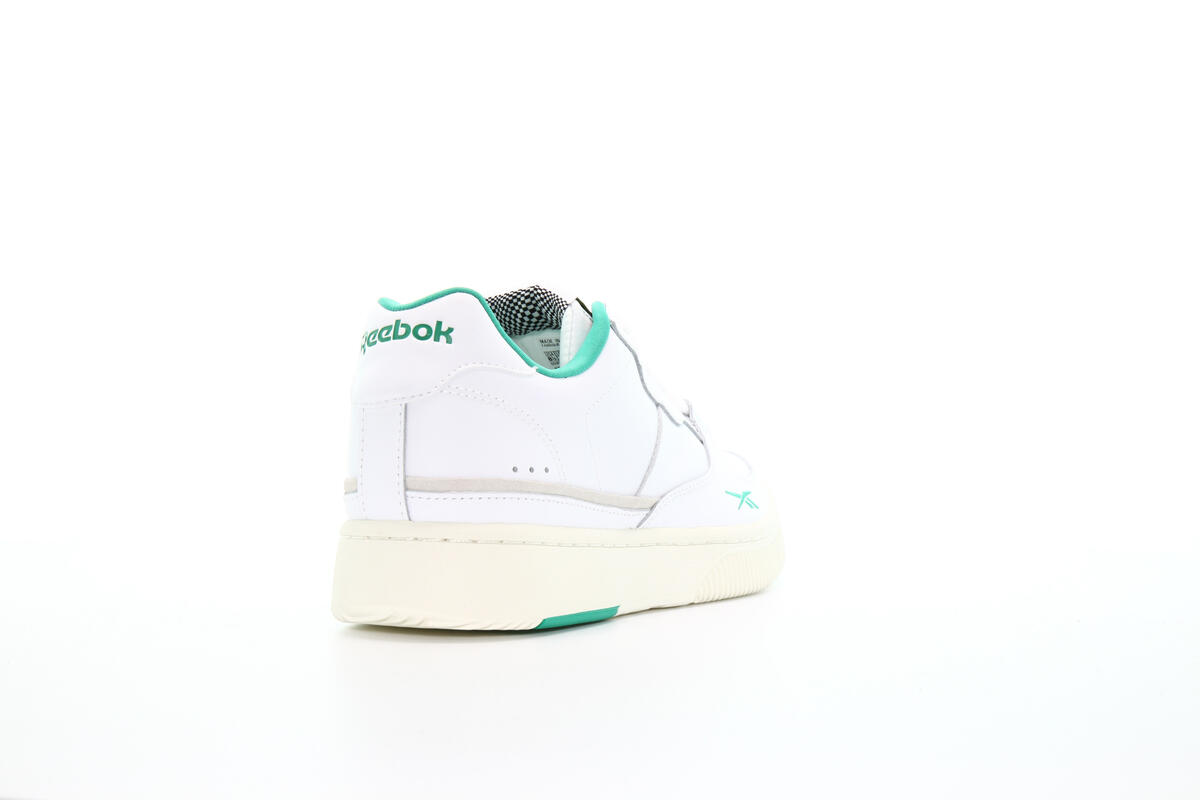 Reebok Dual Court - White/Emerald - Image 13