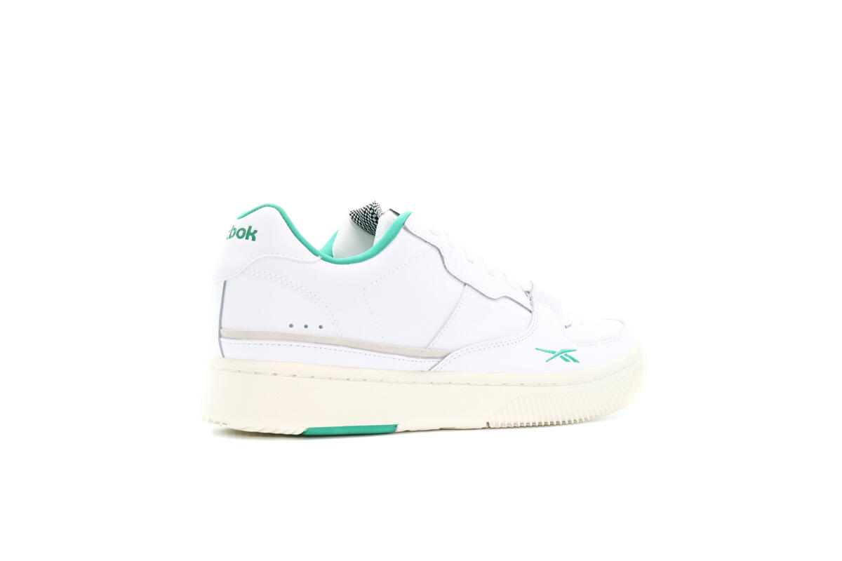 Reebok Dual Court - White/Emerald - Image 14