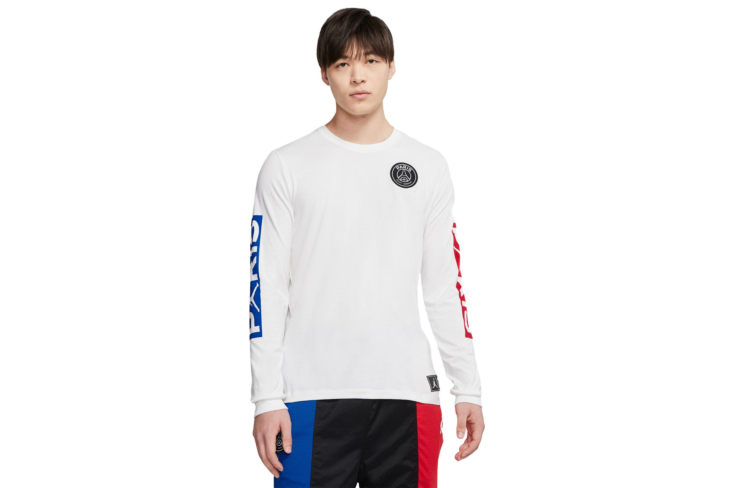 Air Jordan x PSG LONGSLEEVE TEE "WHITE"