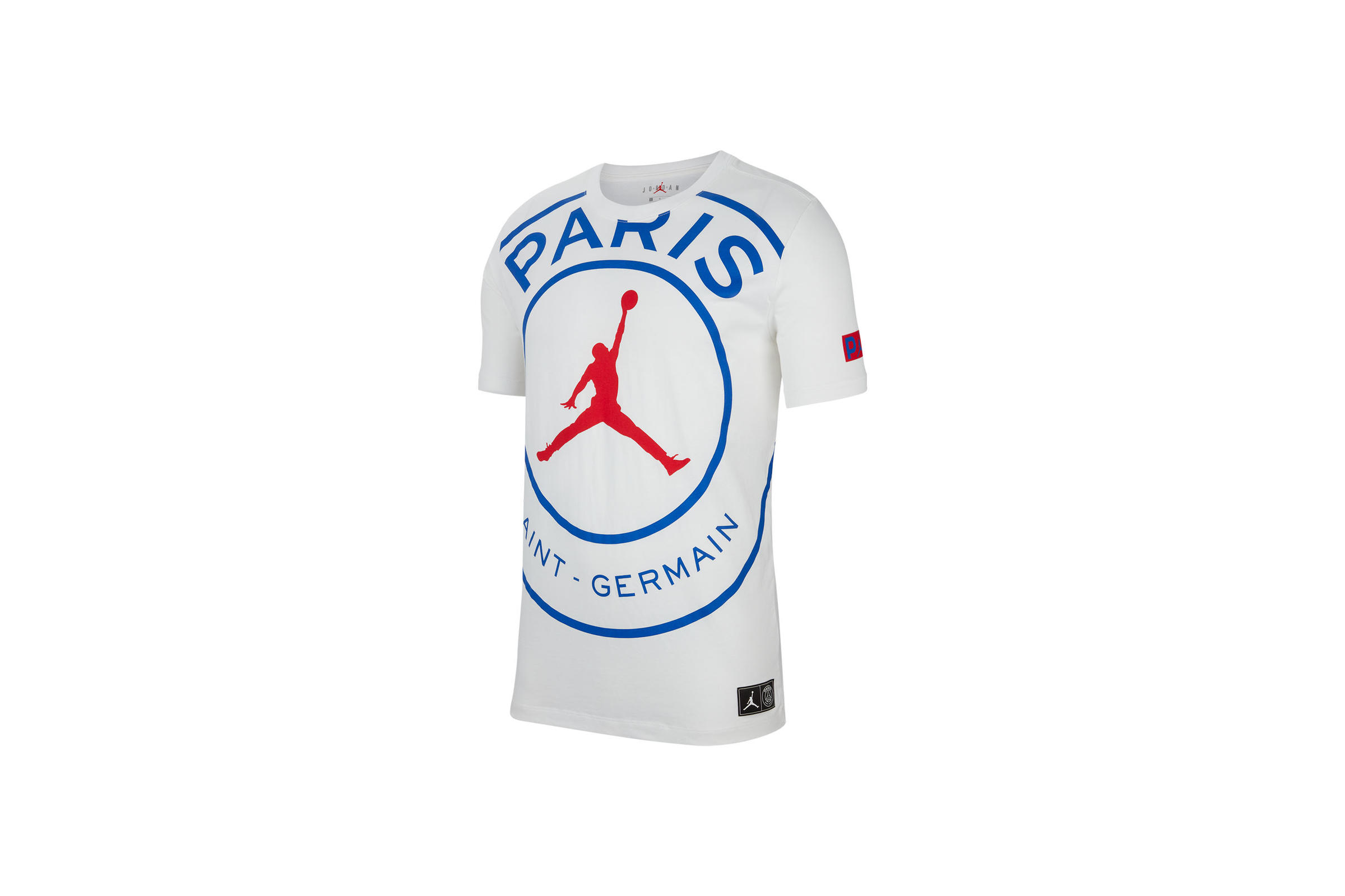 Air Jordan x PSG LOGO TEE "WHITE"