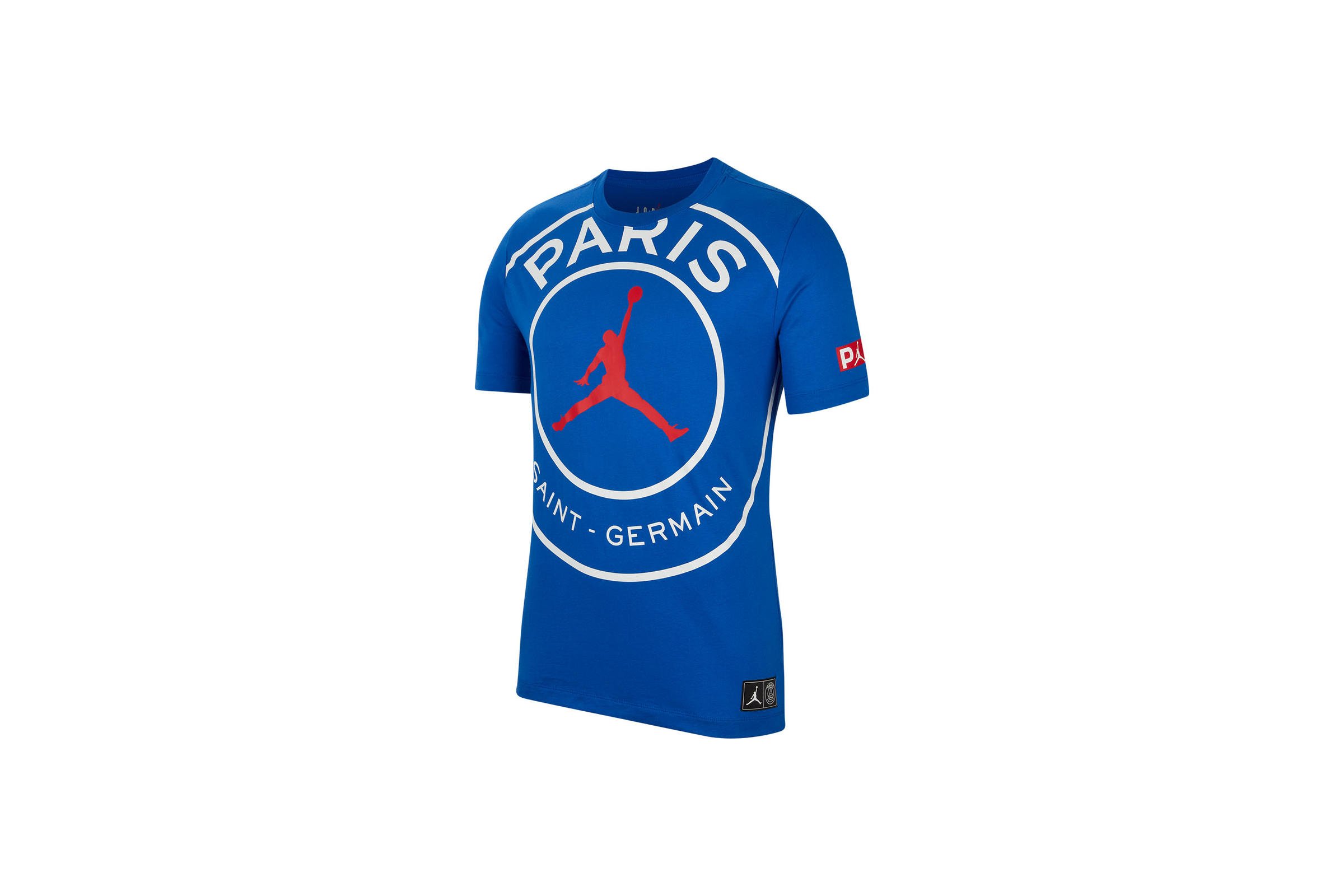 Air Jordan x PSG LOGO TEE "GAME ROYAL"