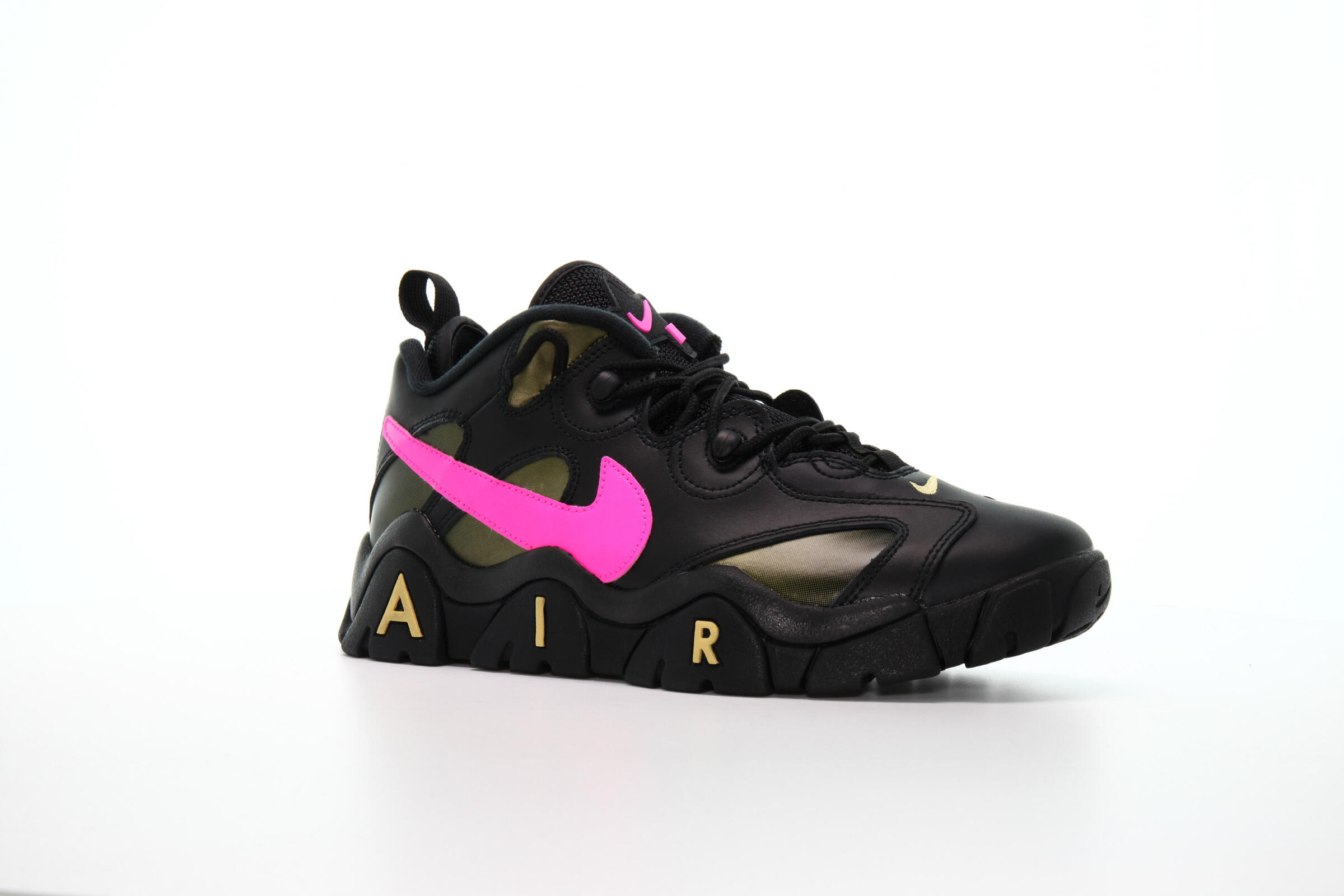 nike barrage low grey and pink