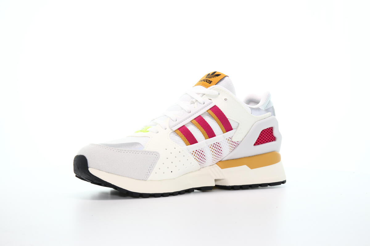 Adidas ZX 10000C White/Burgundy - Image 17