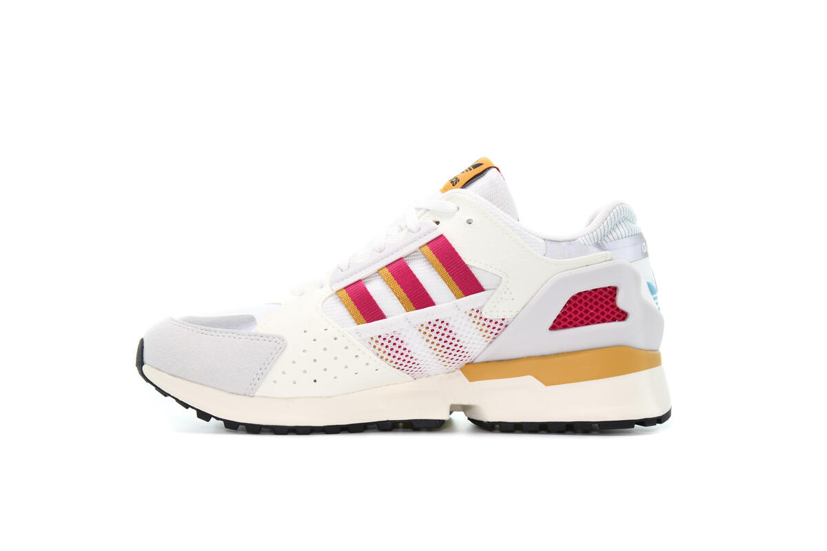 Adidas ZX 10000C White/Burgundy - Image 18