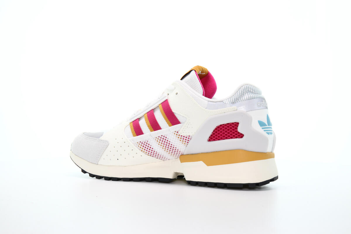 Adidas ZX 10000C White/Burgundy - Image 19