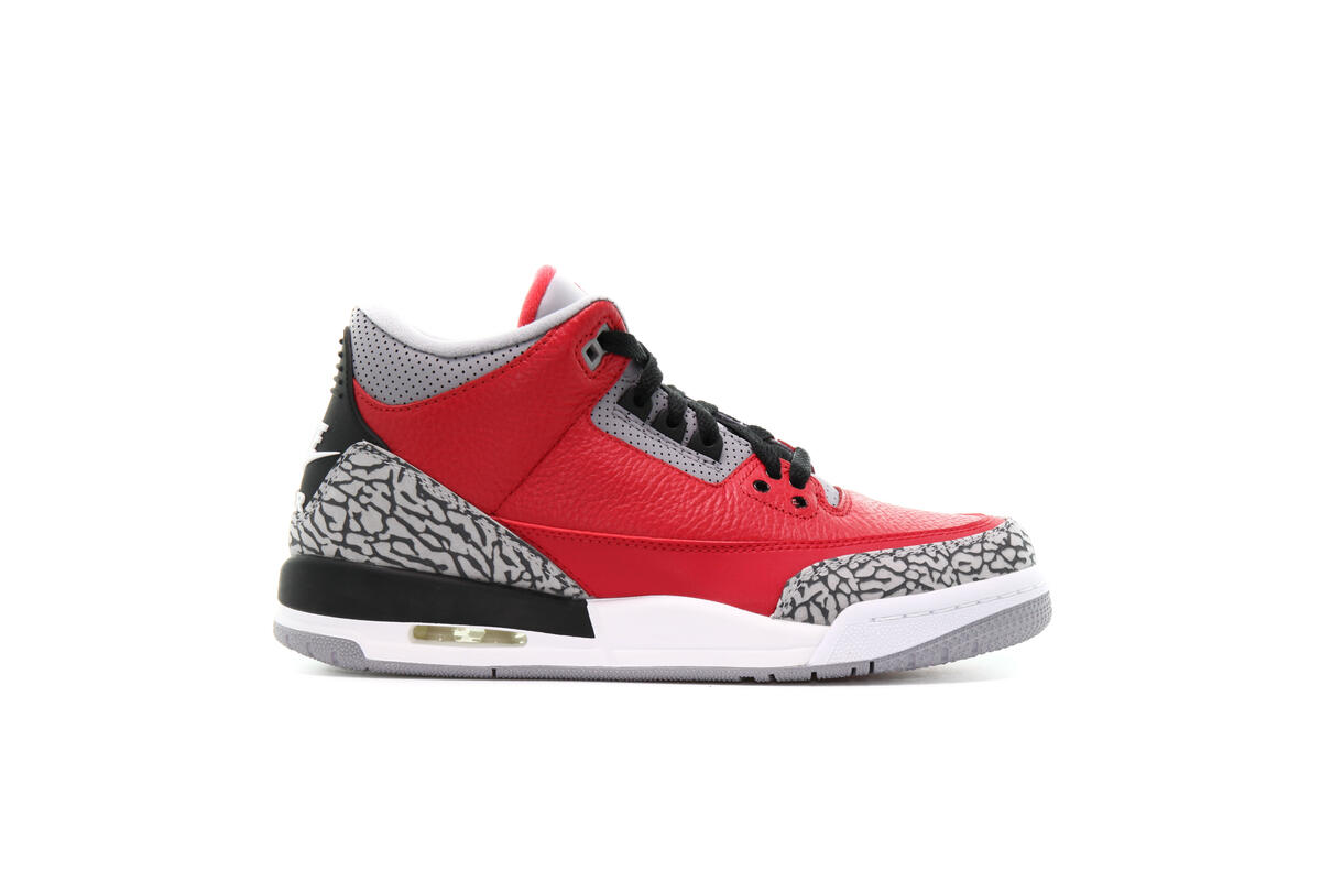 Air Jordan 3 Retro SE 'Fire Red Cement' (GS) - Image 3