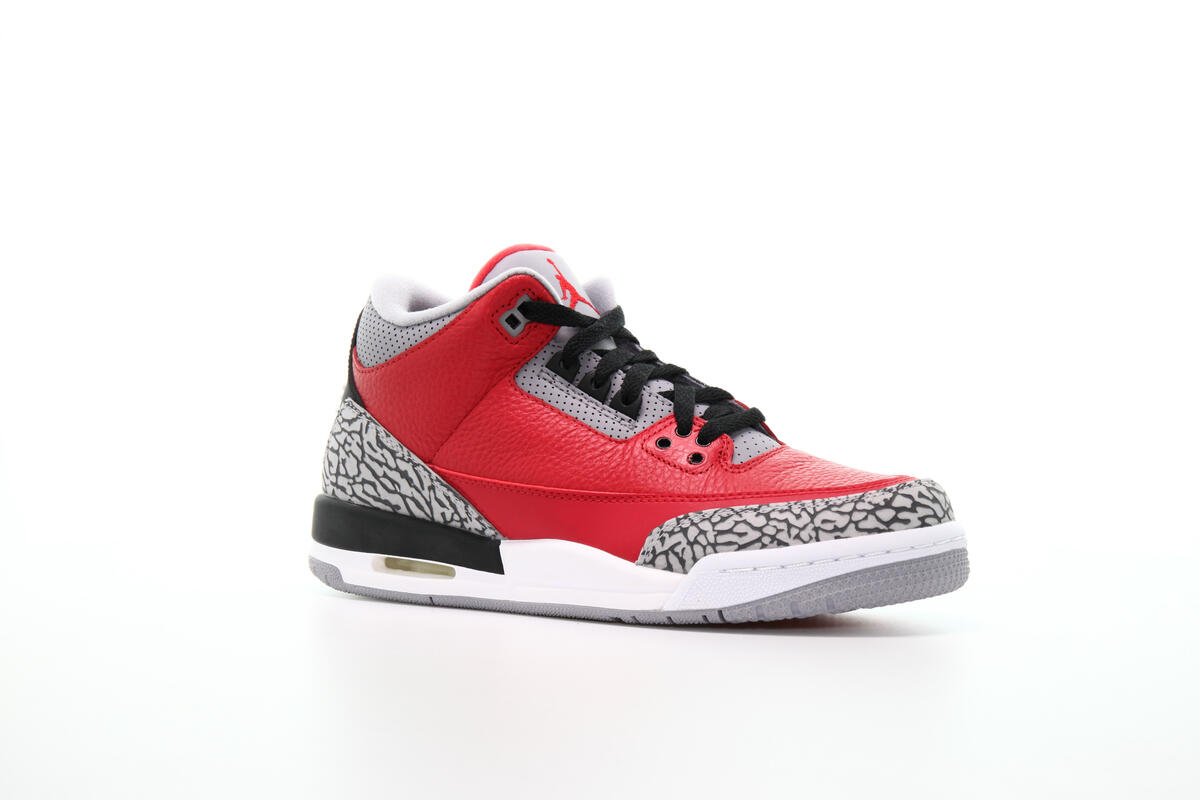 Air Jordan 3 Retro SE 'Fire Red Cement' (GS) - Image 4