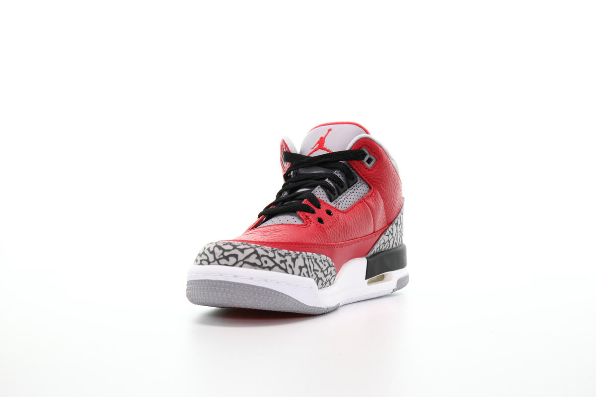 Air Jordan 3 Retro SE 'Fire Red Cement' (GS) - Image 7