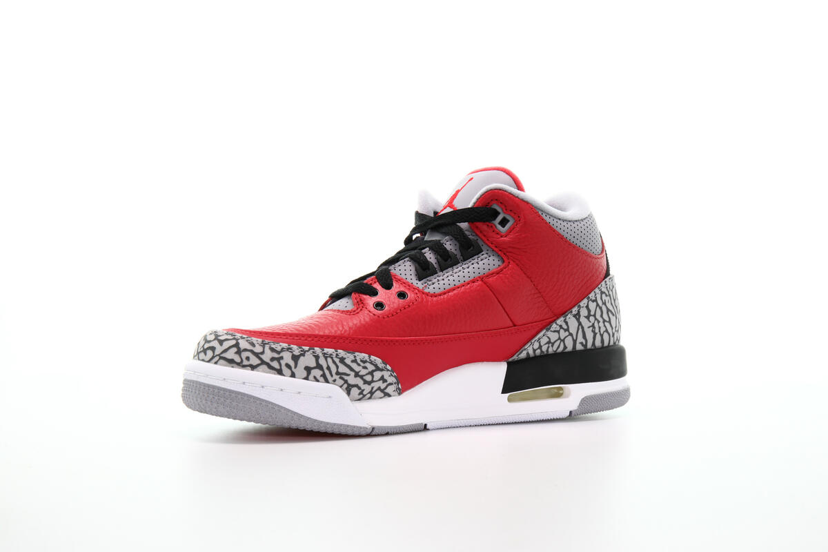 Air Jordan 3 Retro SE 'Fire Red Cement' (GS) - Image 8