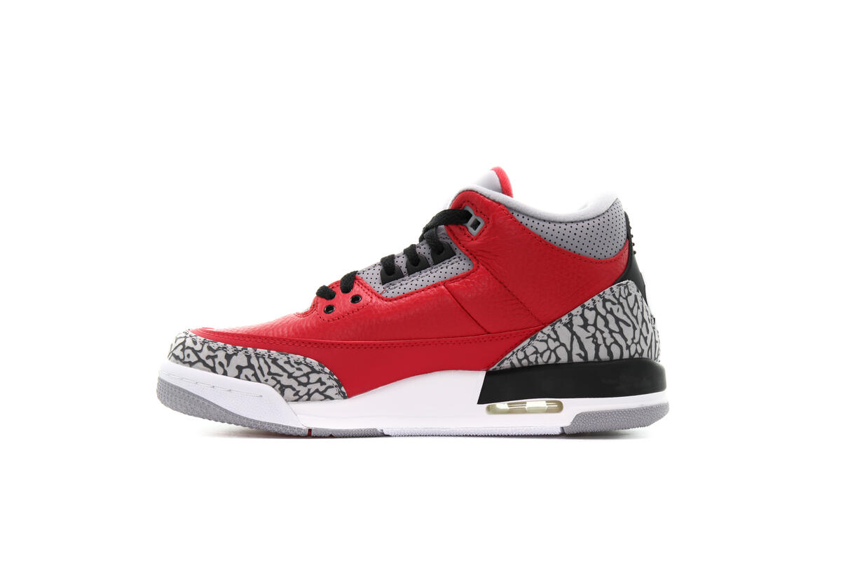 Air Jordan 3 Retro SE 'Fire Red Cement' (GS) - Image 9