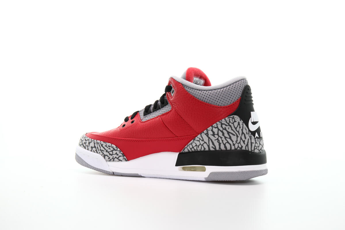 Air Jordan 3 Retro SE 'Fire Red Cement' (GS) - Image 10
