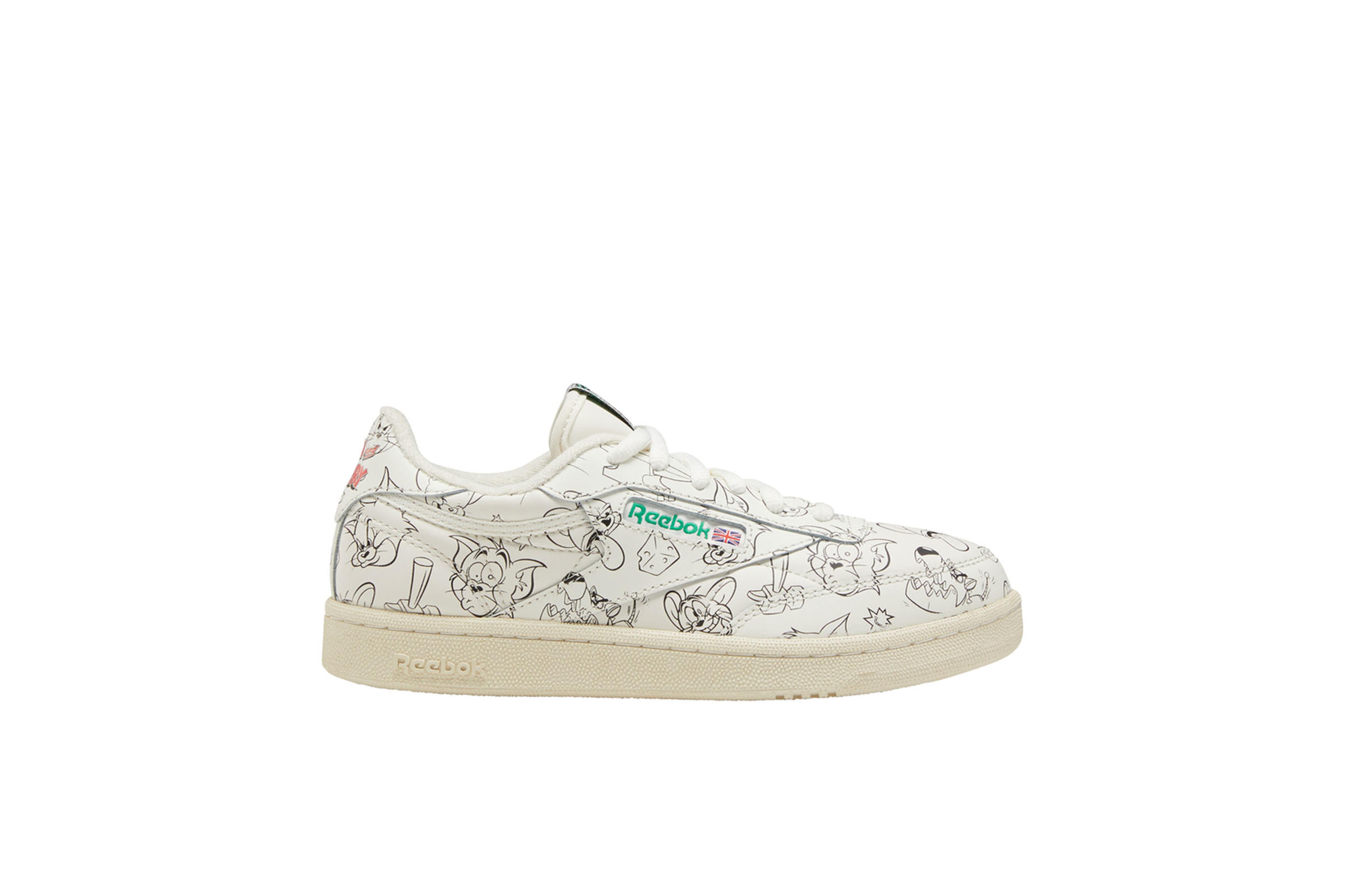 Reebok x TOM & JERRY CLUB C 85 MU "Chalk Green"