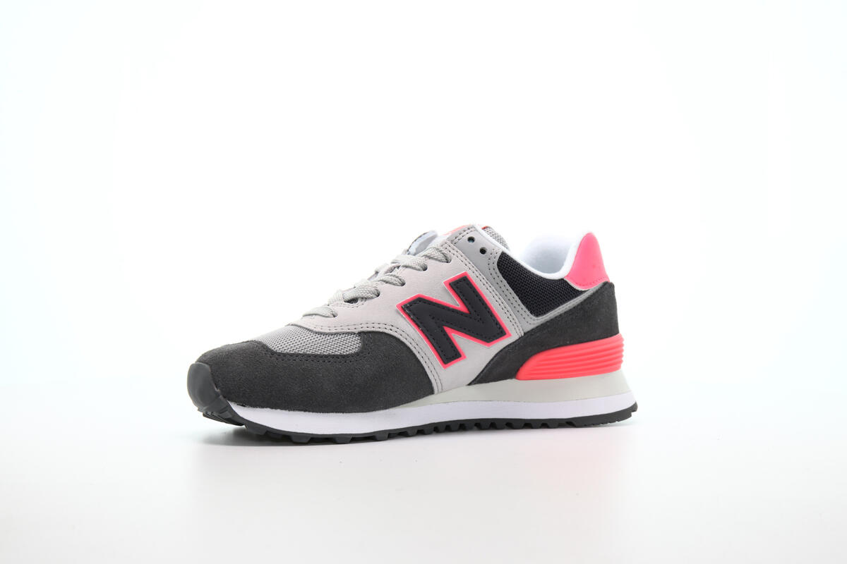 new balance wl574 black pink