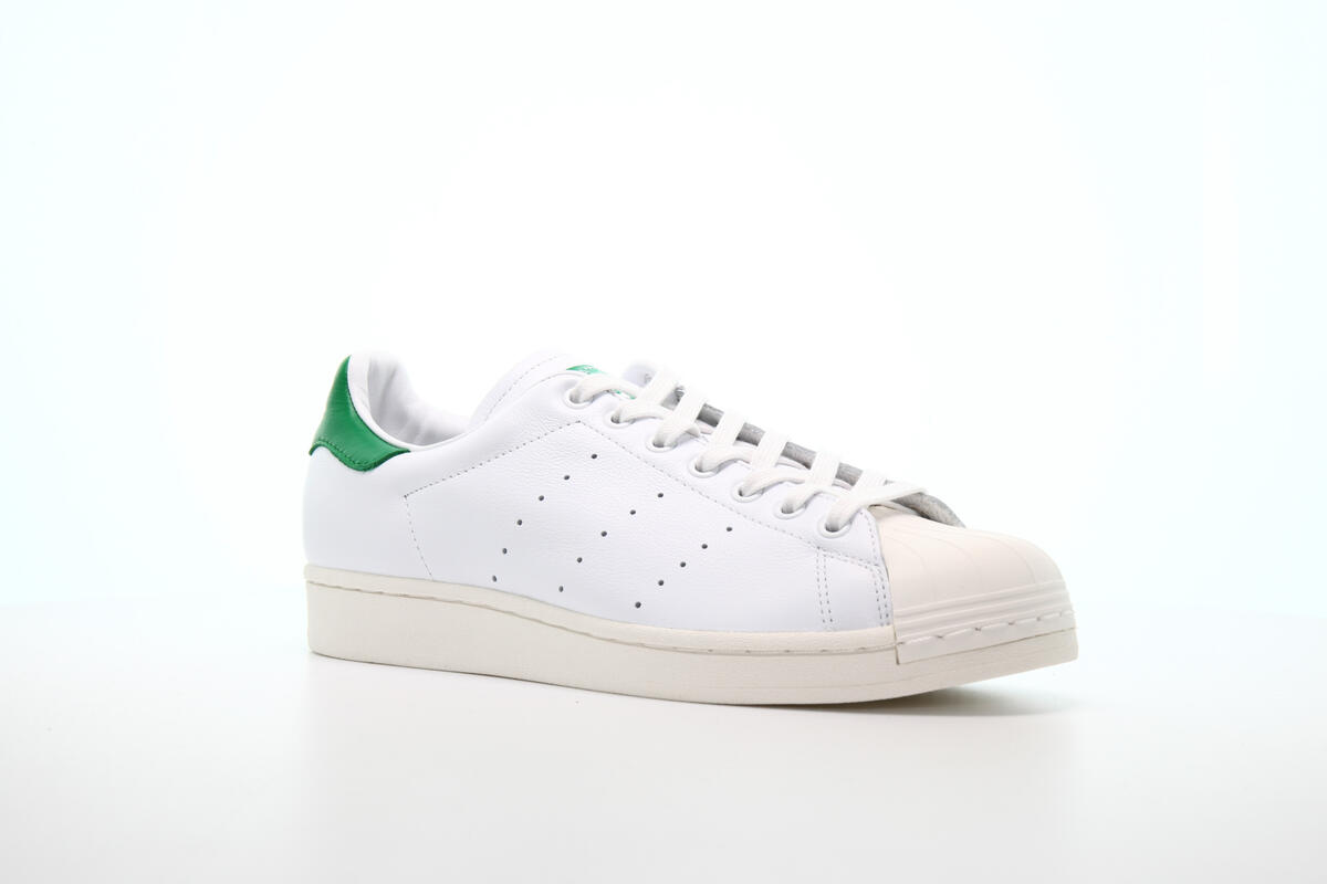 adidas SuperStan - White/Green - Image 9