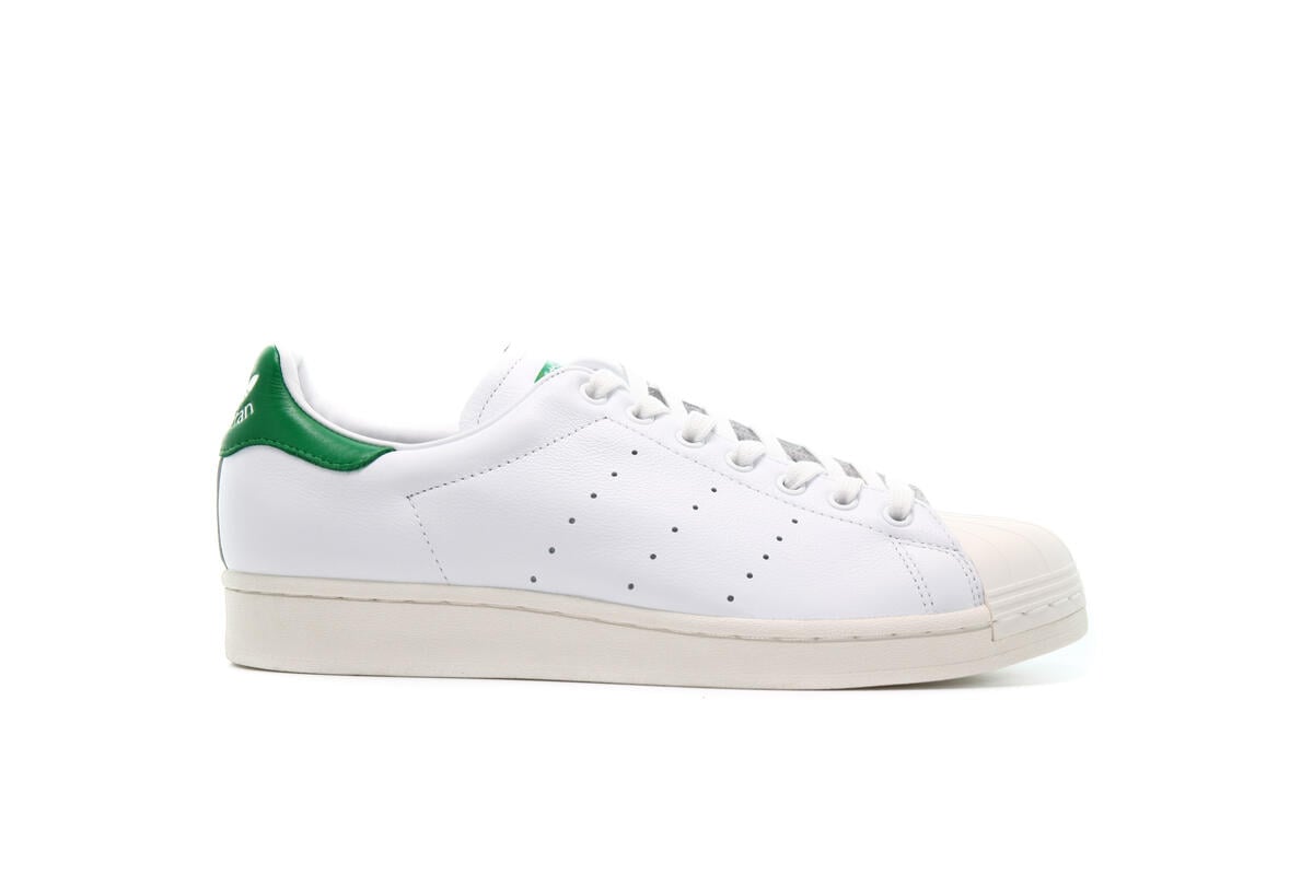 adidas SuperStan - White/Green - Image 8