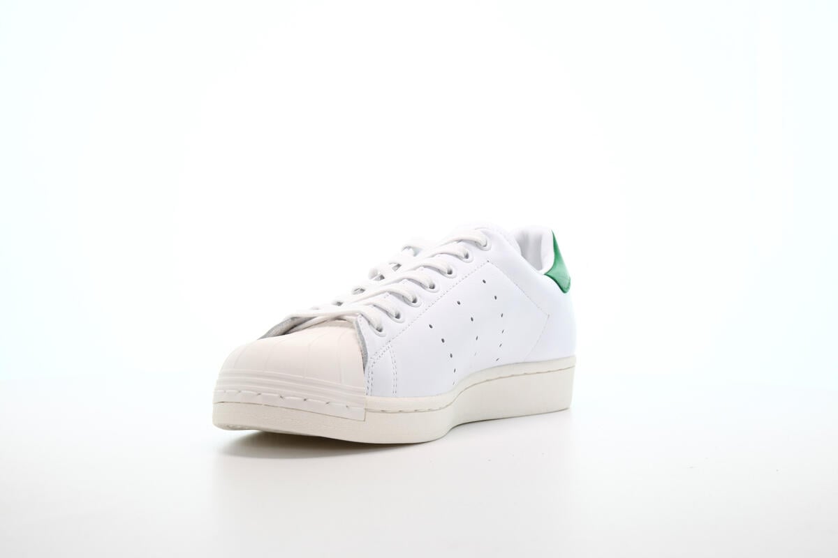 adidas SuperStan - White/Green - Image 12