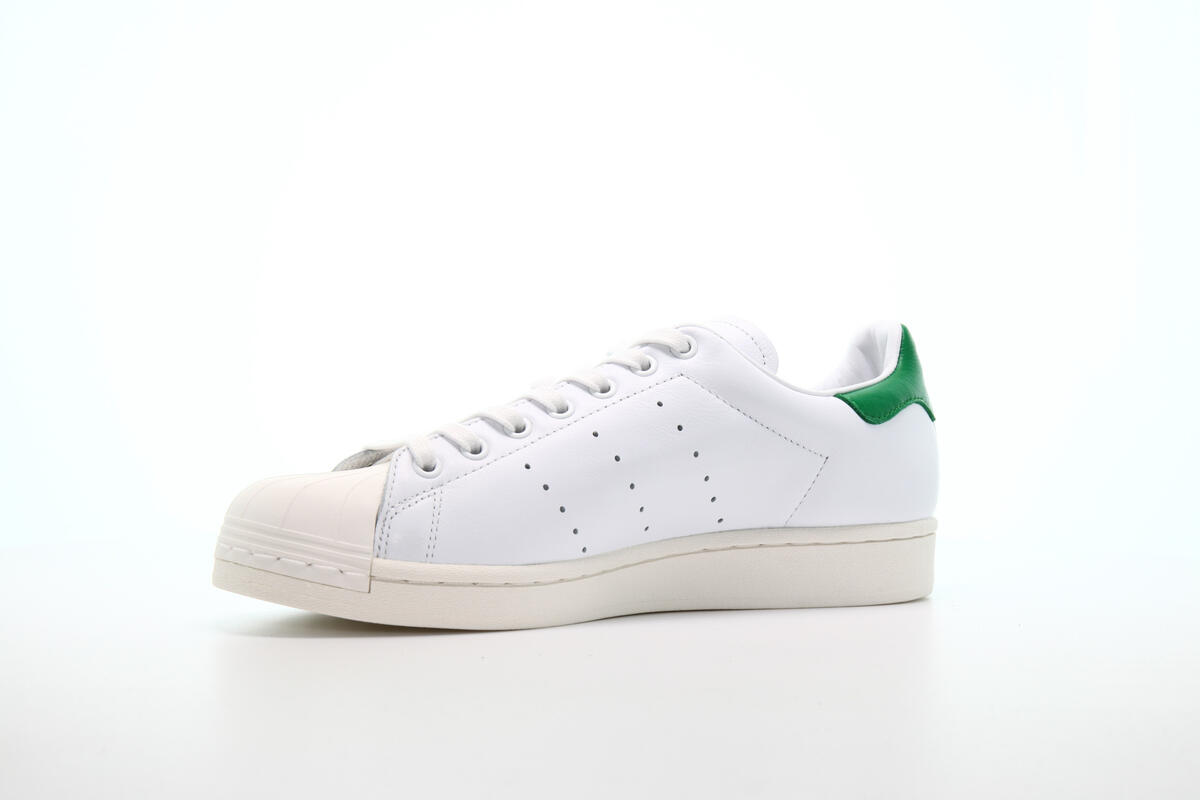 adidas SuperStan - White/Green - Image 13