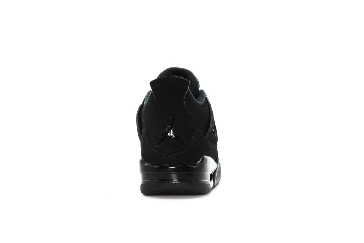 Nike Air Jordan 4 Retro GS Triple Black Cat Graphite 408452-010 Size 5Y