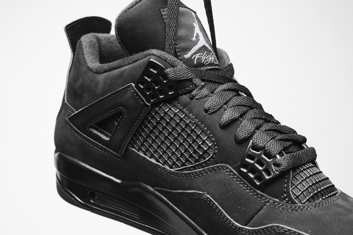 Air Jordan IV Retro “Black Cat”  Air jordans, Jordan 4 black cat