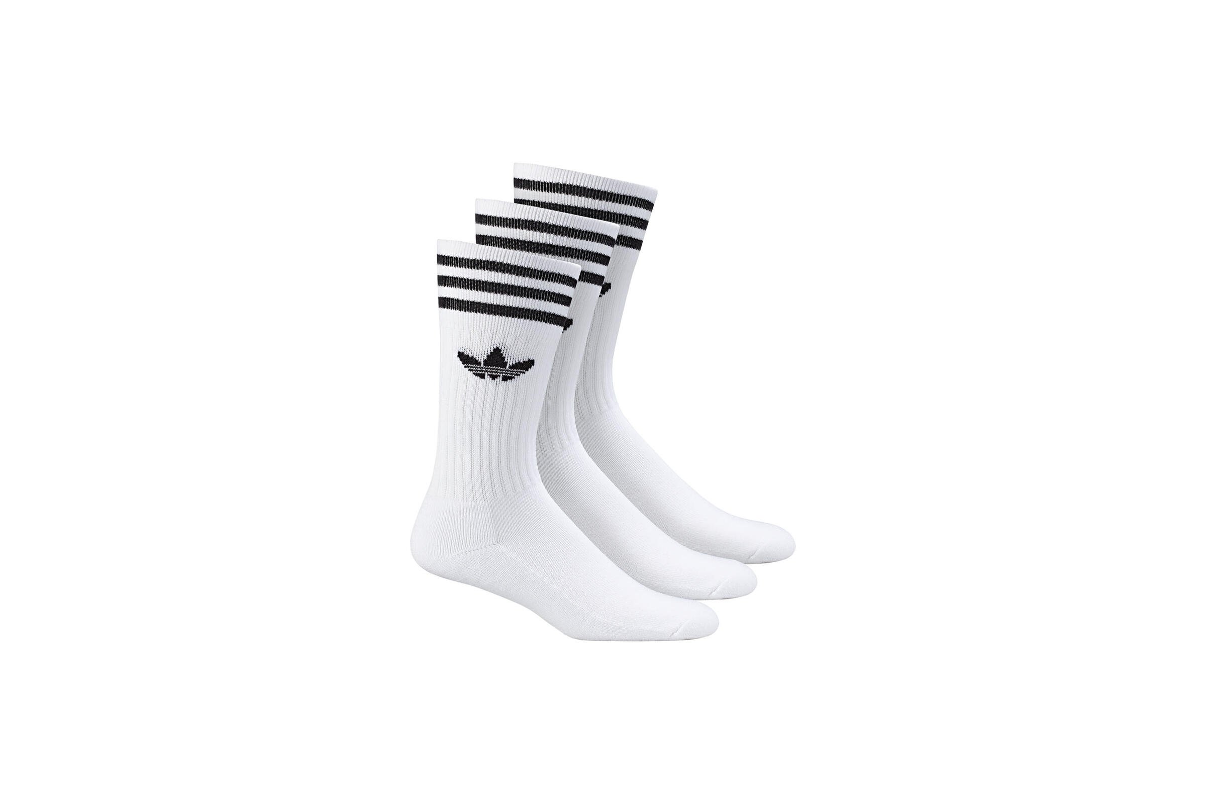 adidas Originals SOLID CREW SOCK "WHITE"