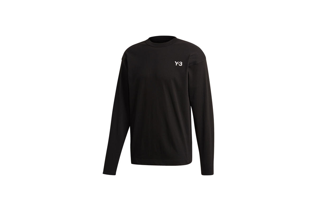 adidas Y-3 Alleway Graphic LS TEE Black - Image 2