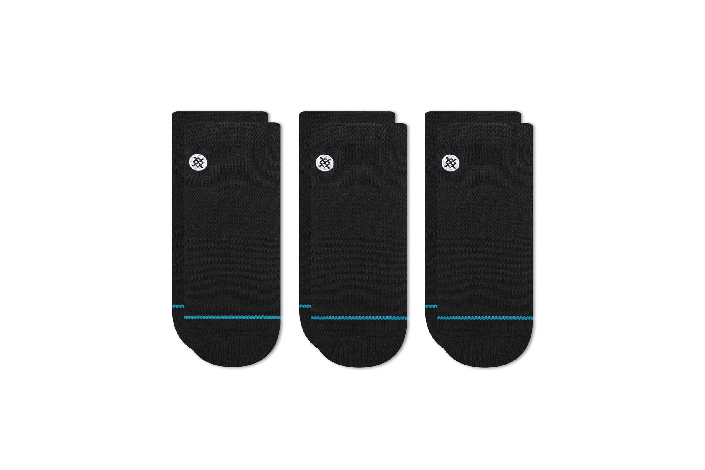 Stance UNCOMMON SOLIDS LOW 3PACK "BLACK"