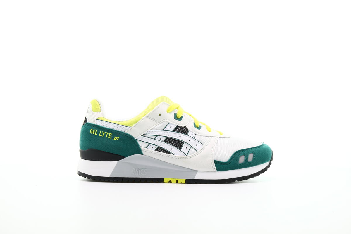Asics GEL-Lyte III OG White/Yellow-Green - Image 3