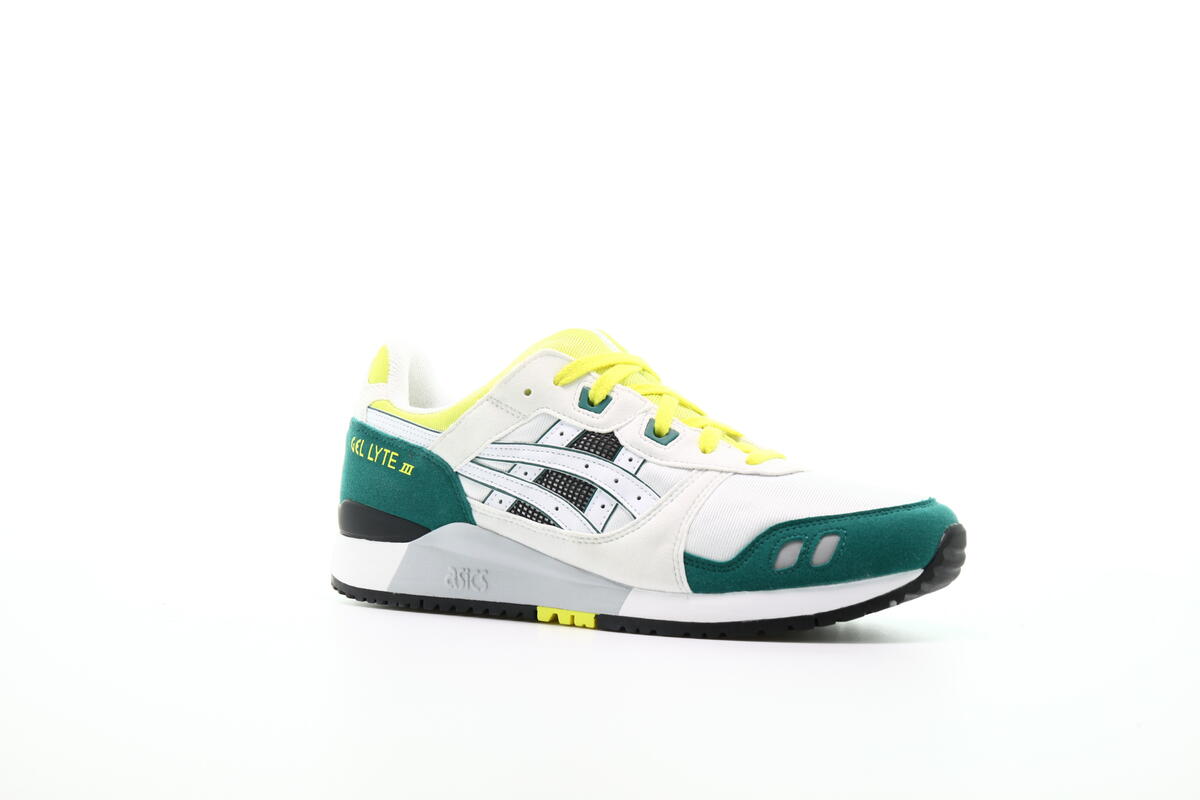 Asics GEL-Lyte III OG White/Yellow-Green - Image 4