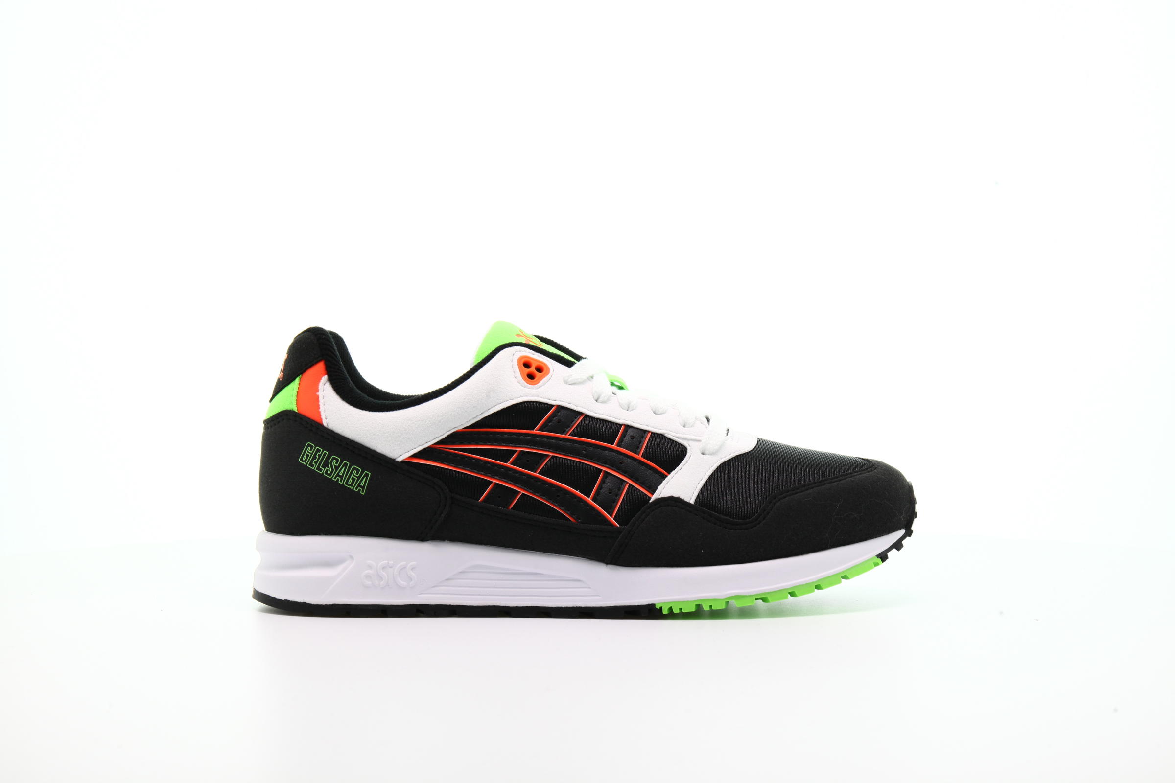 Asics GEL-SAGA "Black / Shocking Orange"